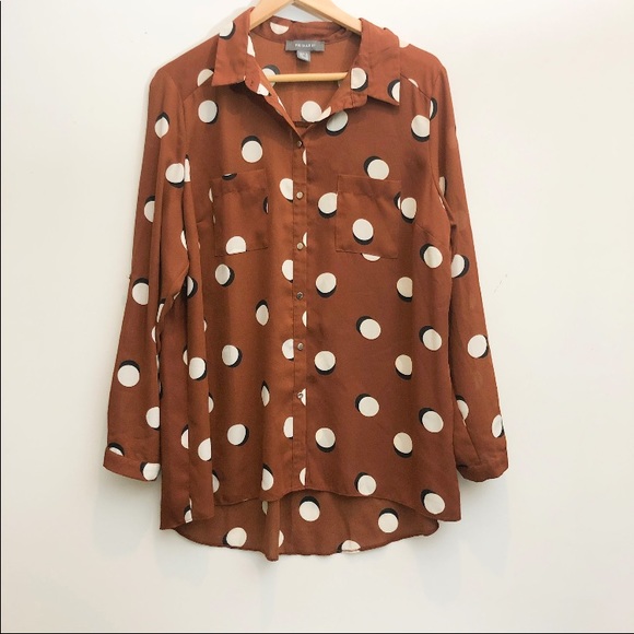 primark polka dot top